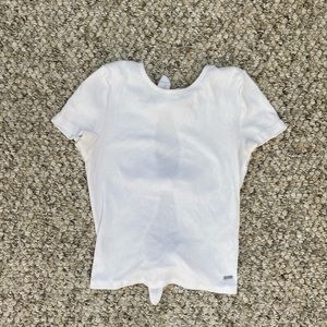 Hollister Shirt with ribbon on back